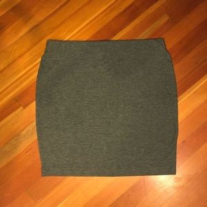 Forever 21 plus size jersey mini pencil skirt 0X